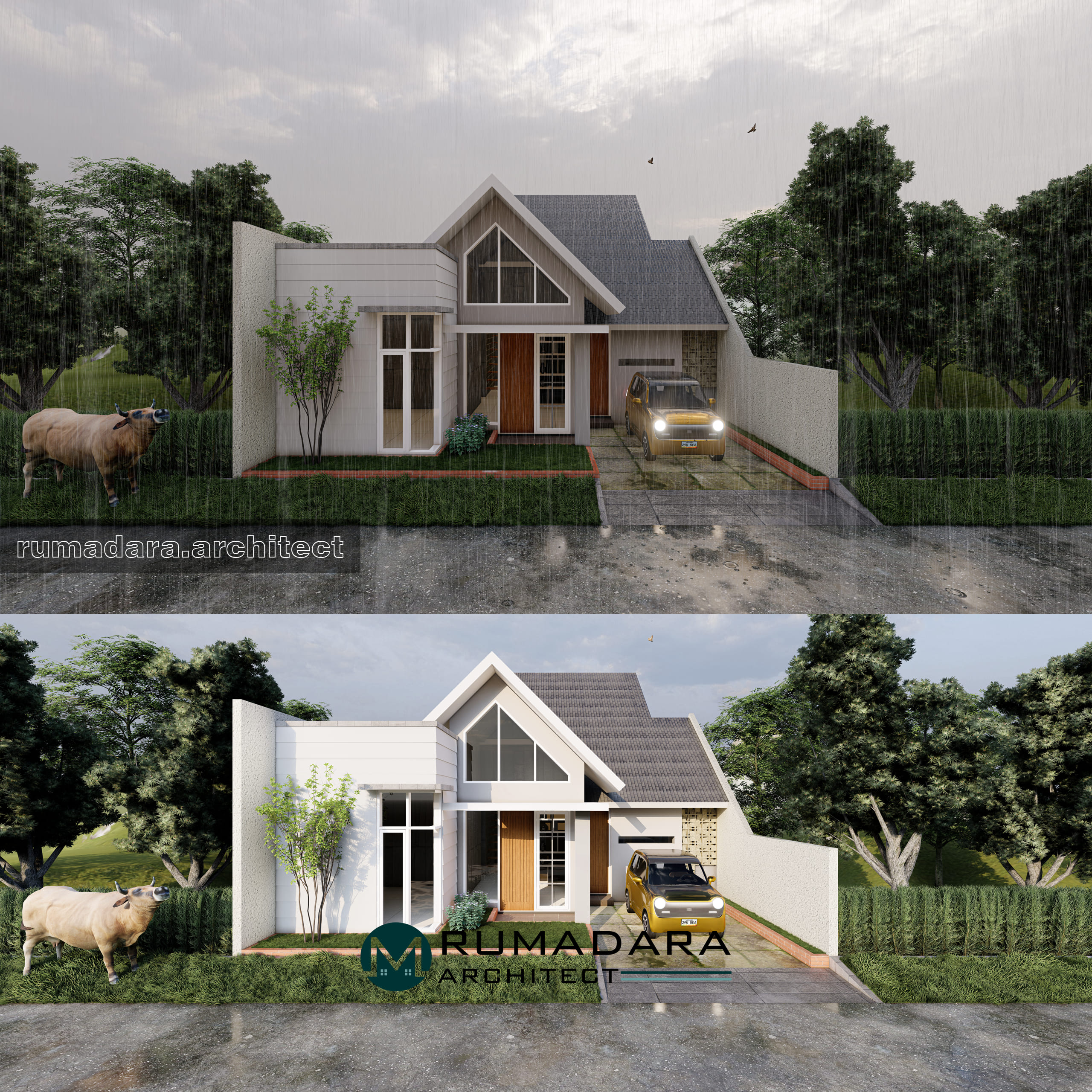 Rumah Berkonsep Modern Minimalis